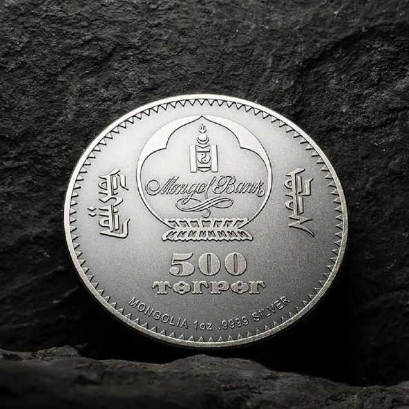 AgaKulche Nimravidae Evrimi 2023 1 Ons Gümüş Sikke Coin - 4