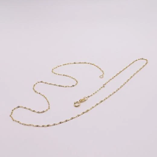 AgaKulche Çekiçli 14 Ayar Altın Zincir - 3