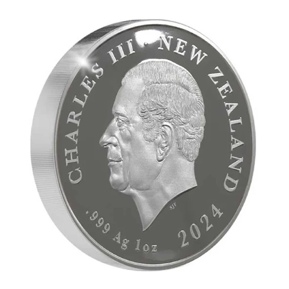 AgaKulche Kiwi Kuşu Gümüş Sikke Coin - 2