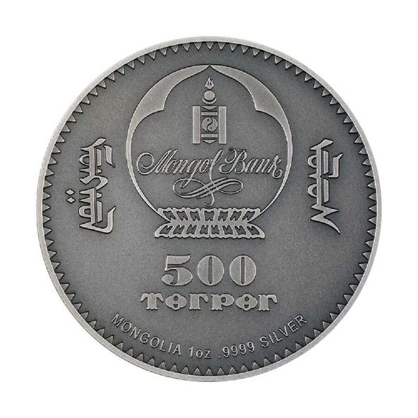 AgaKulche Nimravidae Evrimi 2023 1 Ons Gümüş Sikke Coin - 2