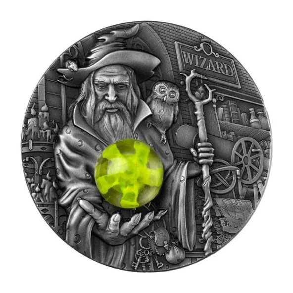 AgaKulche Wizard 2023 2 Ons Gümüş Sikke Coin