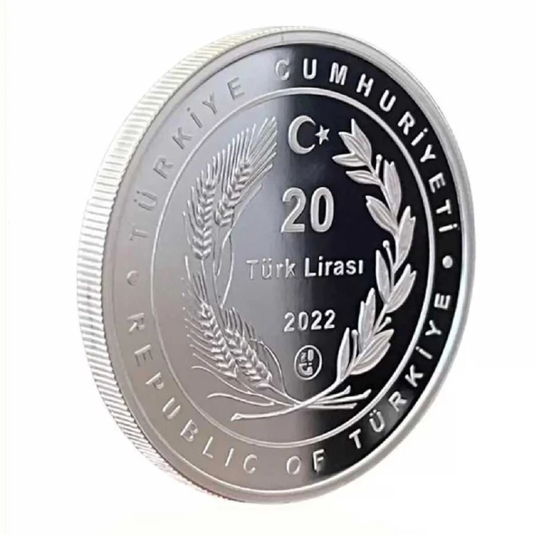 AgaKulche Adnan Menderes 2022 1 Ons Gümüş Sikke Coin - 2