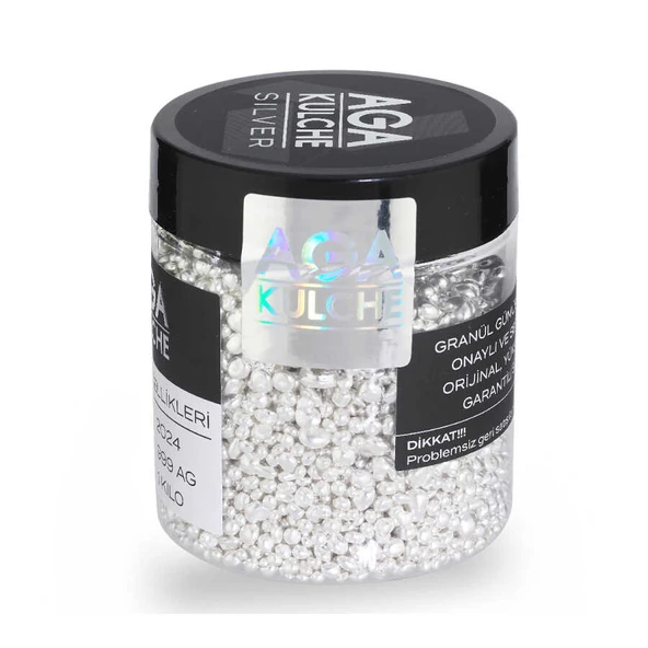 AgaKulche 1000 gr 999.0 Granül Gümüş - 2
