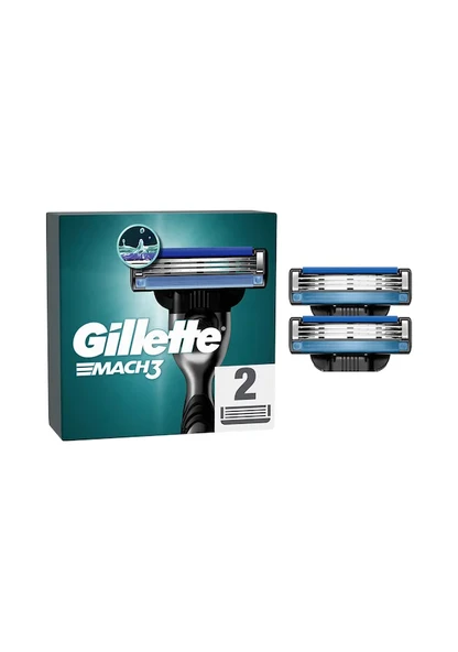 Gillette Mach3 Yedek Bıçak 2Li - 2