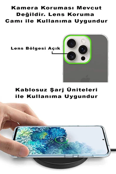 PrintiFy  Apple  iPhone 6 ile Uyumlu 1mm Slim Fit Nazar Boncuğu 3 Baskılı Şeffaf  Kılıf