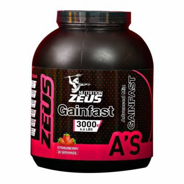 Zeus Nutrition GainFast 3000 Gr( çilekli)