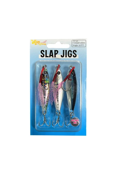 Han Fishing Slap Jigs Naturel Mix RENK - 10
