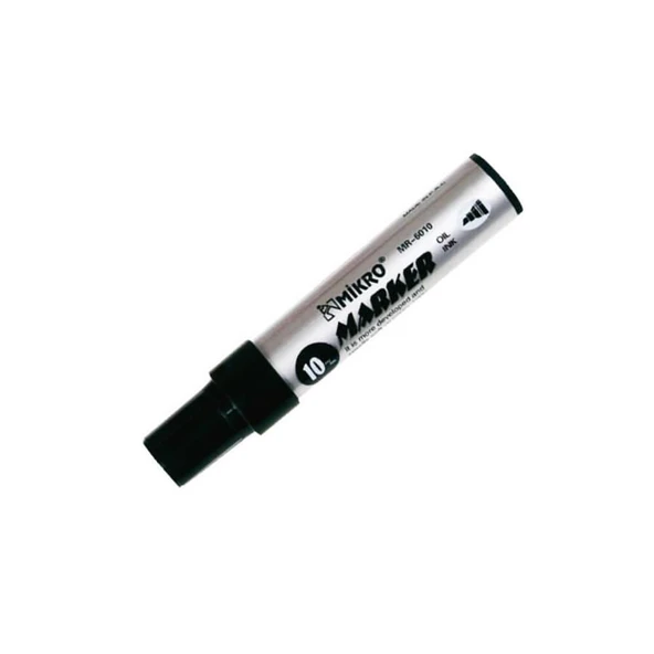 MIKRO PERMANENT MARKER 10mm SIYAH 12 LI (MR-6010) ürün görseli 1