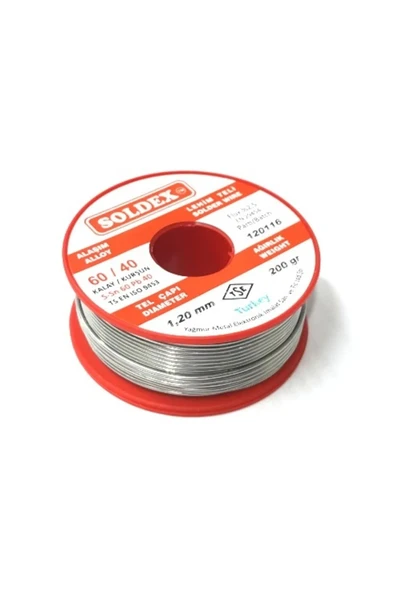 Soldex 200gr 1,2mm 60/40 Lehim Teli ürün görseli
