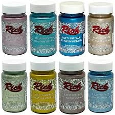 Rich Multi Surface Titanium Metalik Boya 90 cc Küllü Mavi 2578 - Resim 3