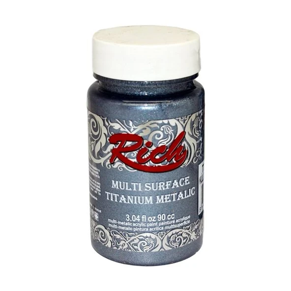 Rich Multi Surface Titanium Metalik Boya 90 cc Küllü Mavi 2578 ürün görseli 1