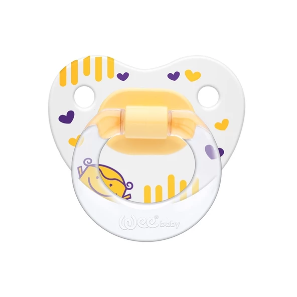 Wee Baby Desenli Damaklı No 1 Emzik 0-6 Ay - 6
