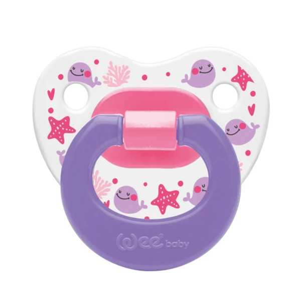 Wee Baby Desenli Damaklı No 1 Emzik 0-6 Ay - 4