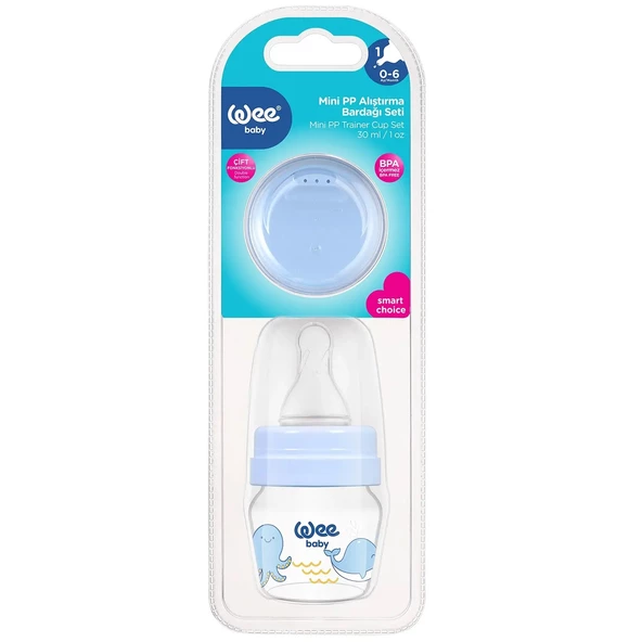 Wee Baby Mini PP Alıştırma Bardağı Seti 30 ml - 2