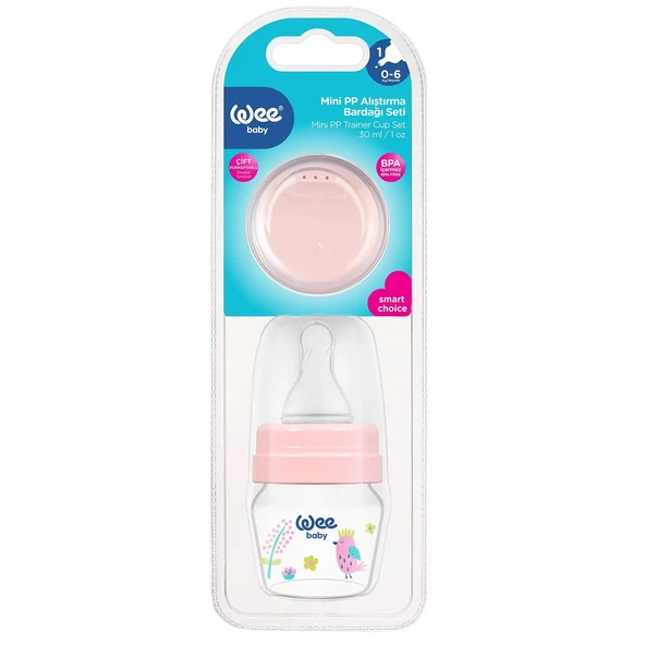 Wee Baby Mini PP Alıştırma Bardağı Seti 30 ml - 3