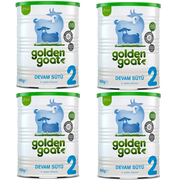 Golden Goat 2 Keçi Devam Sütü 400 gr 4 ADET ürün görseli