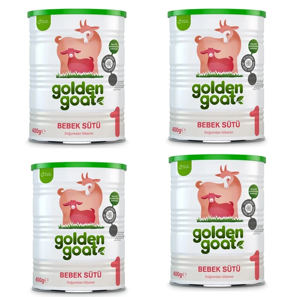 Golden Goat 1 Keçi Sütü Bazlı Bebek Sütü 400 gr 4 ADET ürün görseli
