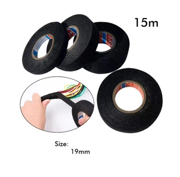 Coroplast Tüylü Bez Bant 19mm X 15 Metre 1 Adet Ref:8551 - 3