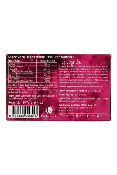 Krilom QH 30 Yumuşak Kapsül x 2 Adet - 5