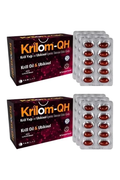 Krilom QH 30 Yumuşak Kapsül x 2 Adet