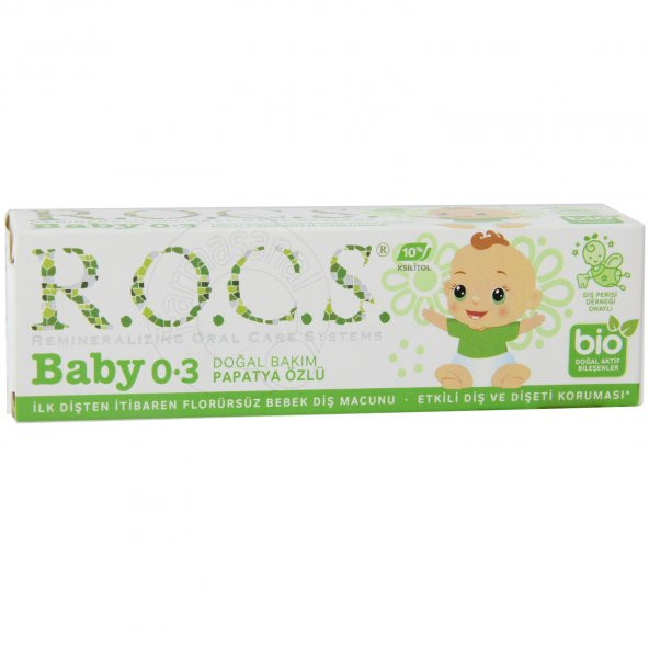 Rocs Baby 0-3 Yaş Arası Papatya Özlü Bebek Diş Macunu 35 ml