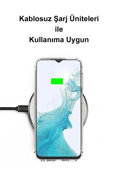 PrintiFy  Samsung Galaxy A31 Kamera Korumalı Kapak Renkli Desen Tasarımlı Şeffaf Kılıf - Resim 4