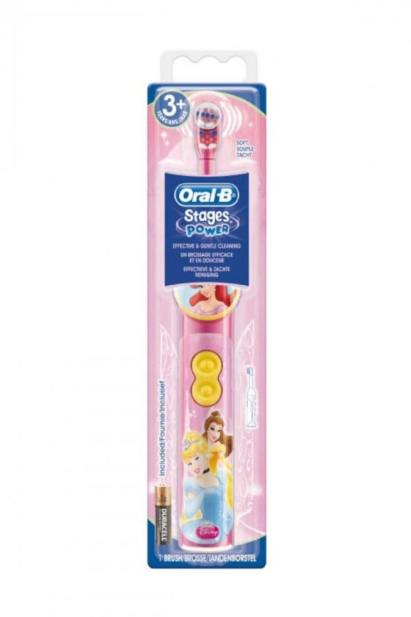Oral-B Stages Pilli Diş Fırçası 3+ ay - Cars
