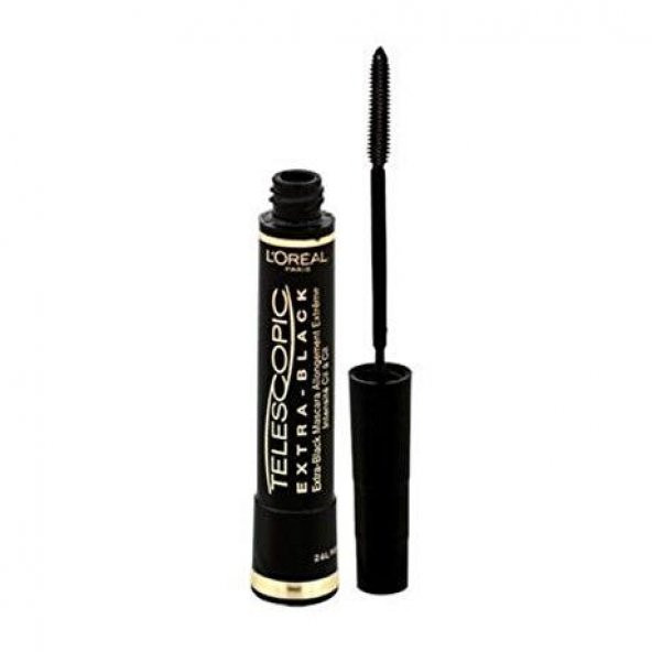 LOreal Paris Koyu Siyah Maskara - Telescopic Extreme Lenghtening Mascara Extra Black 3600521377024