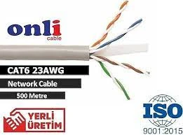 Onli ON-6002 U-UTP 23 AWG CCA 500 Metre Cat6 Kablo