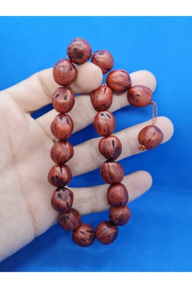 GÜMÜŞTEL EL SANATLARI Efe Boyda Doğal Kokulu Andız Ağacı Tesbih