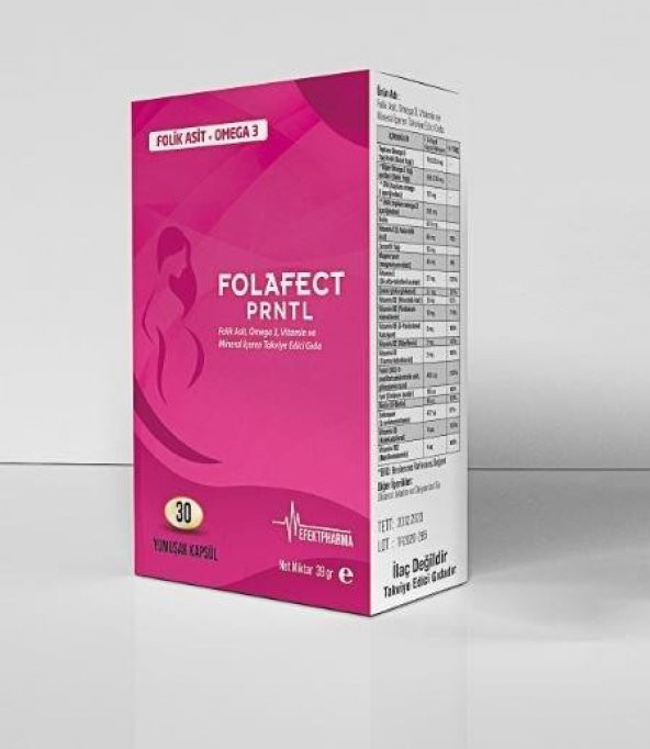 Folafect PRNTL Omega 3 İçerikli 30 Yumuşak Kapsül