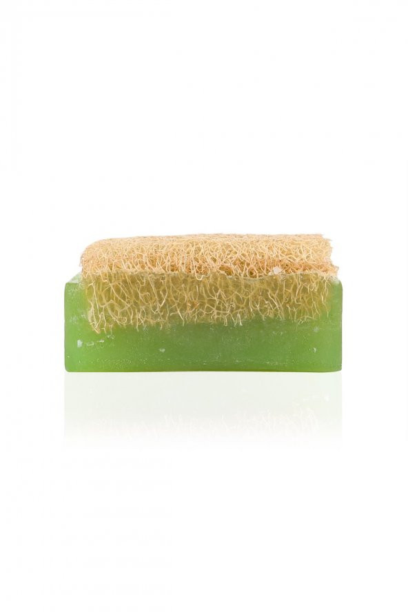 100 El Yapımı Doğal Kabak Lifli Aloe Vera Özlü Sabun - 4