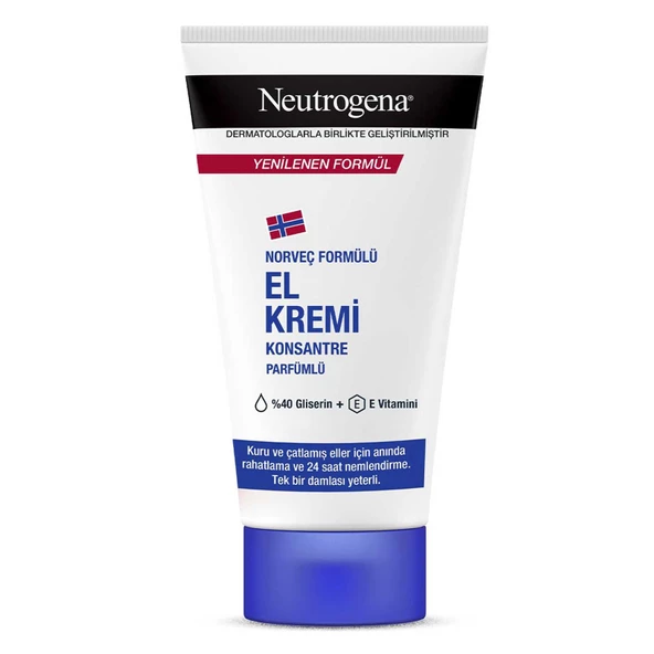 Neutrogena Konsantre Formüllü Parfümlü El Kremi 75 ml