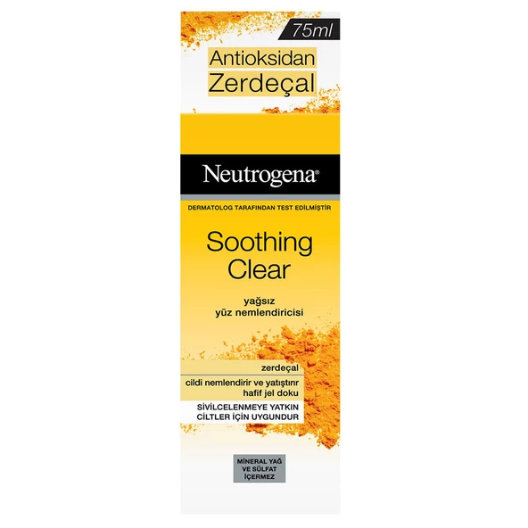 Neutrogena Soothing Clear Yağsız Nemlendirici 75 ml