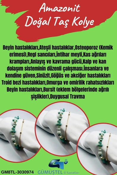 GÜMÜŞTEL EL SANATLARI Sertifikalı Hematit Doğal Taş Tasarım Bileklik Aaa Kalite Hafıza Konsantrasyon Kıvrak Zeka
