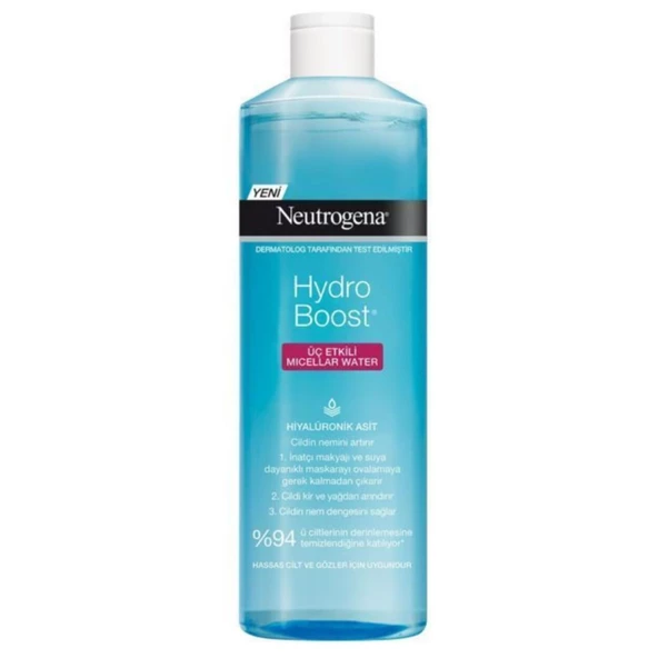 Neutrogena Hydro Boost Üç Etkili Micellar Water Makyaj Temizleme Suyu 400 ml