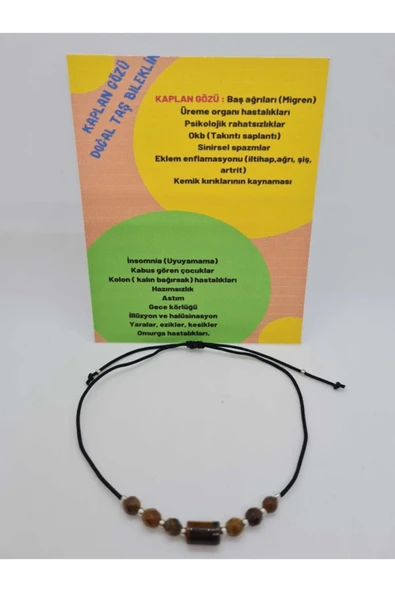 GÜMÜŞTEL EL SANATLARI Sertifikalı Opal Hematit Oniks Doğal Taş Bileklik 8mm - 2