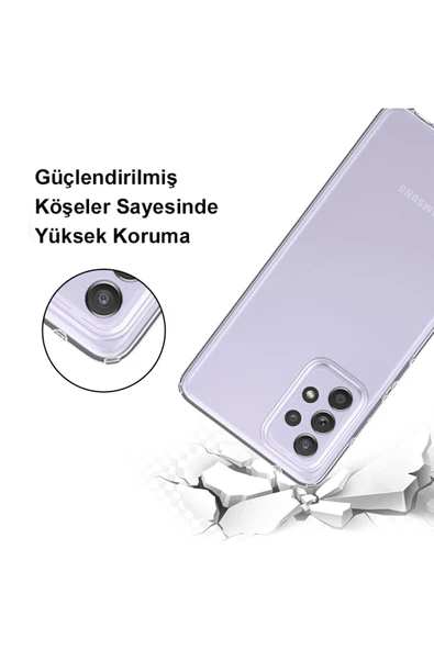 PrintiFy  Samsung Galaxy A03s 4g Uyumlu Kapak Unicorn Tasarımlı Şeffaf Silikon Kılıf - 3