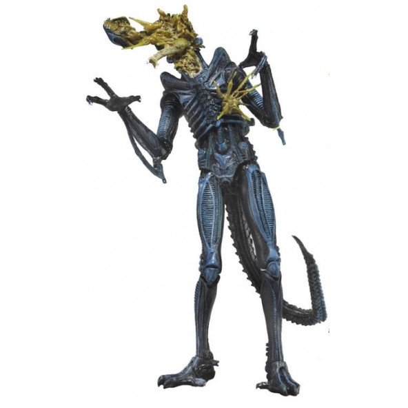 NECA - Aliens - Battle Damaged Xenomorph Figure (BLUE) - 3