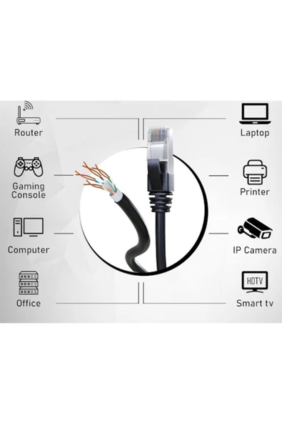MPİA NC-1 CAT6 FTP ÇİFT KATMANLI DIŞ ORTAM NETWORK İNTERNET KABLOSU 305 M - 7