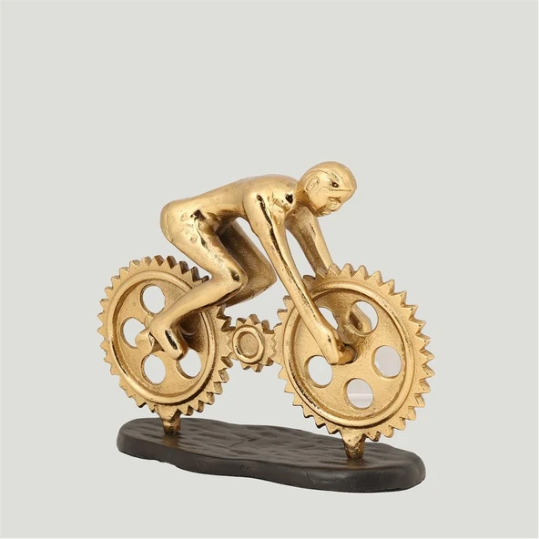 Vitale Metal Gold Motorcu Dekor 9*25*20 cm ürün görseli 1