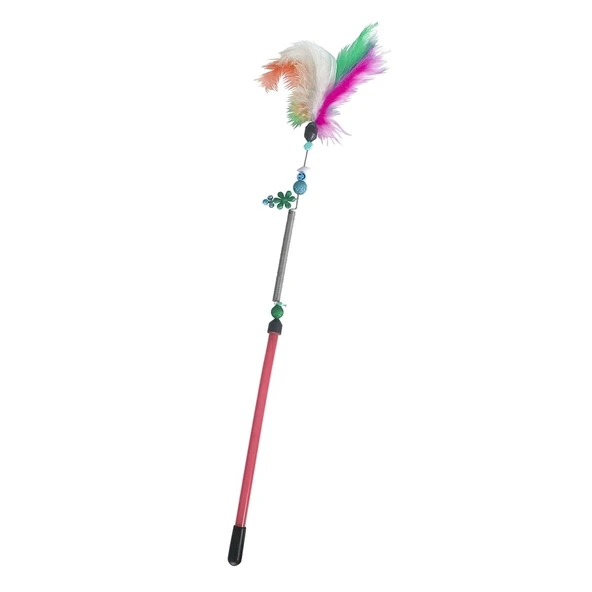 Markapet Yaylı Kedi Oyun Oltası 45 cm - 57 cm Kırmızı - 2