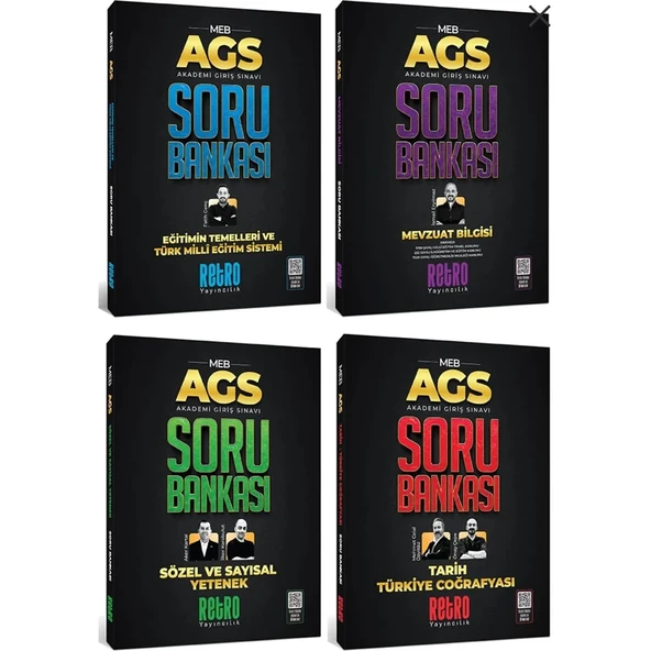 Retro Ags Soru Bankası 4 Lü Set