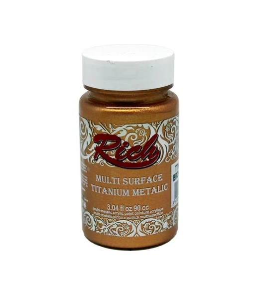 Rich Multi Surface Titanium Metalik Boya 90 cc Bronz 2532 ürün görseli 1