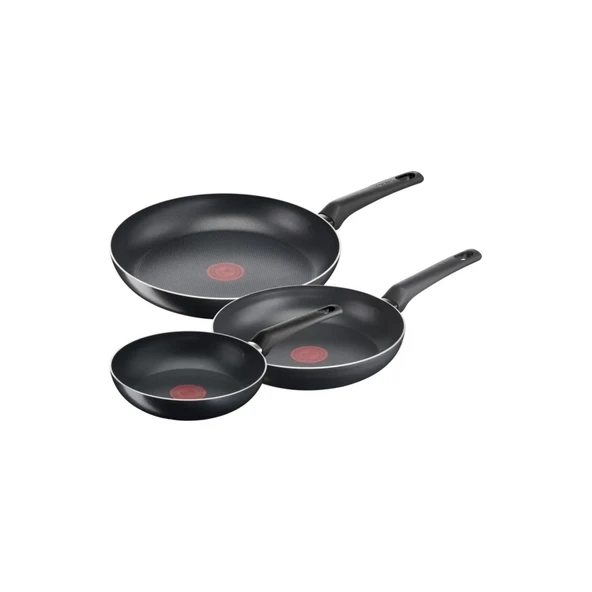 Tefal B55691 Titanyum 1X SimpleCook 3'lü Tava Seti 20/24/28 cm - 2100119732