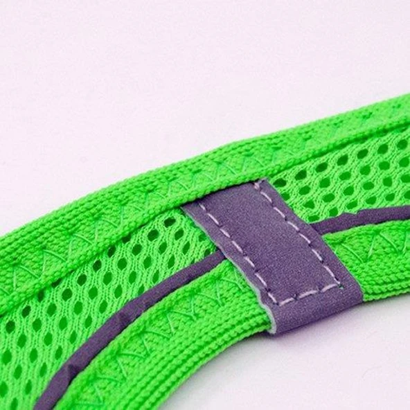 Tailpetz Air Mesh Köpek Göğüs Tasması XLarge 54x60 cm Neon Yeşil - 6