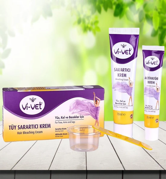 Vi-Vet Tüy Sarartıcı Krem 70 ml + 35 ml