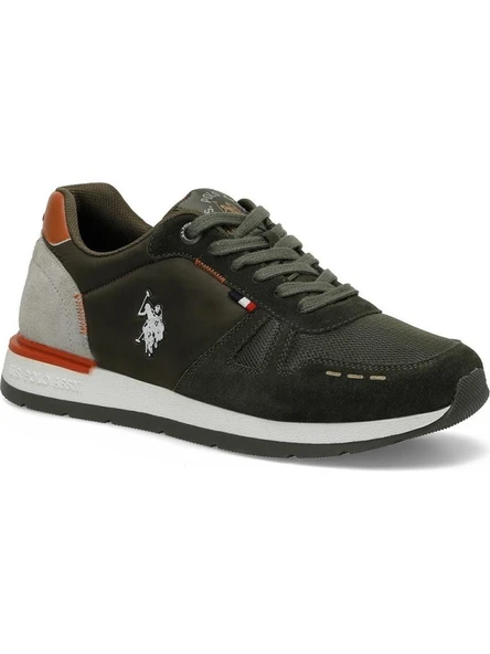 U.S.POLO ASSN GUNNER 4FX HAKİ COMFORT CASUAL SPOR AYAKKABISI - 2