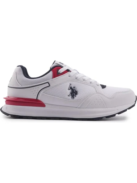 U.S.POLO ASSN MARTIN 4FX BEYAZ LACİ KIRMIZI COMFORT CASUAL SPOR AYAKKABI - 2