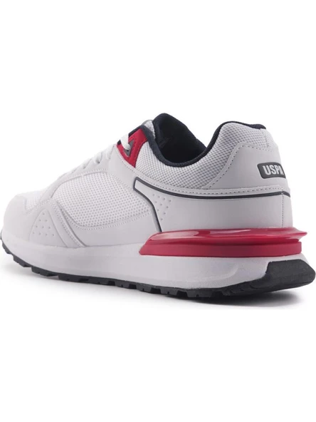 U.S.POLO ASSN MARTIN 4FX BEYAZ LACİ KIRMIZI COMFORT CASUAL SPOR AYAKKABI - 5